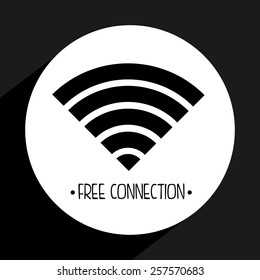 wifi connection design, vector illustration eps10 graphic 