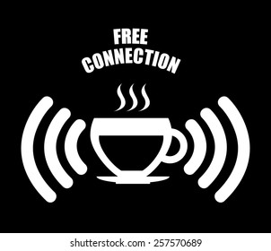 wifi connection design, vector illustration eps10 graphic 