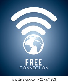 wifi connection design, vector illustration eps10 graphic 