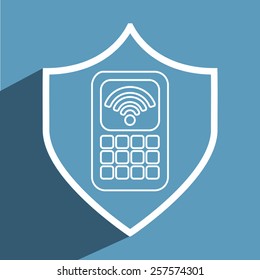 wifi connection design, vector illustration eps10 graphic 