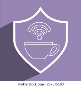 wifi connection design, vector illustration eps10 graphic 