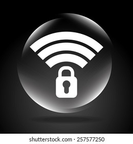 wifi connection design, vector illustration eps10 graphic 