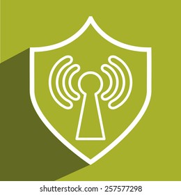 wifi connection design, vector illustration eps10 graphic 