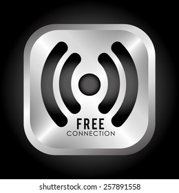 wifi connection design, vector illustration eps10 graphic 