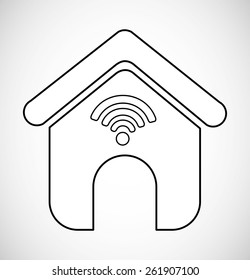 wifi connection design, vector illustration eps10 graphic 