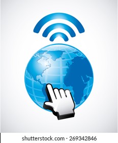 wifi connection design, vector illustration eps10 graphic 