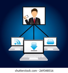 wifi connection design, vector illustration eps10 graphic 