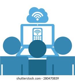 wifi connection design, vector illustration eps10 graphic 