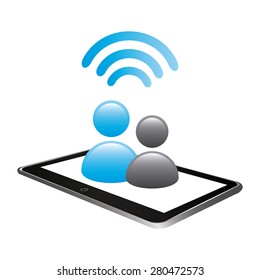 wifi connection design, vector illustration eps10 graphic 
