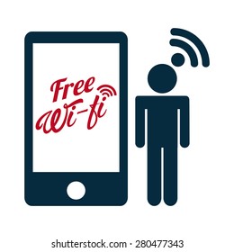wifi connection design, vector illustration eps10 graphic 
