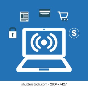 wifi connection design, vector illustration eps10 graphic 