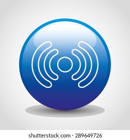 wifi connection design, vector illustration eps10 graphic 