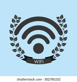 wifi connection design, vector illustration eps10 graphic 