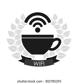 wifi connection design, vector illustration eps10 graphic 