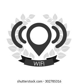 wifi connection design, vector illustration eps10 graphic 