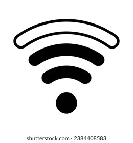 wifi connection icon logo design vector template illustration. EPS 10
