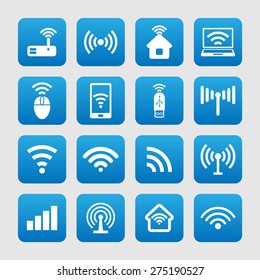 Wi-fi connection icons