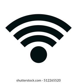 wifi connection isolated icon