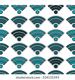 wifi connection isolated icon