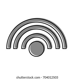 wifi connection isolated icon