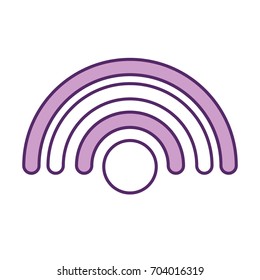 wifi connection isolated icon