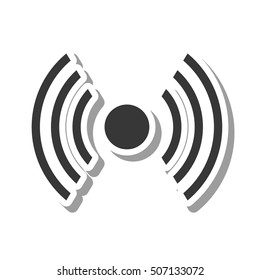 wifi connection isolated icon vector illustration design