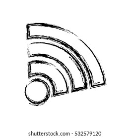 wifi connection isolated icon vector illustration design
