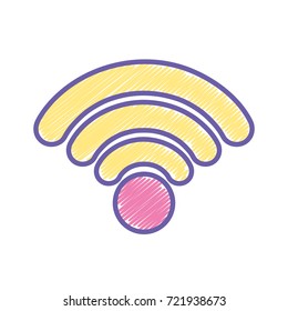 wifi connection network digital symbol
