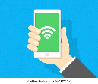 Wi-Fi Connection on Smartphone
