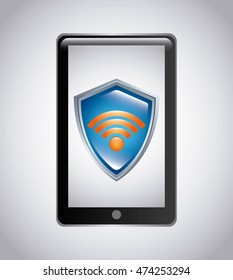 wifi connection service isolated icon vector illustration design