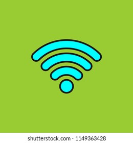 Wifi connection signal vector icon