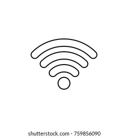 Wifi connection signal vector icon