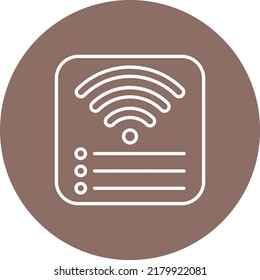 Icono vector de conexión Wi-Fi. Se puede usar para imprimir, móviles y aplicaciones web.