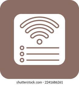 Icono vector de conexión Wi-Fi. Se puede usar para imprimir, móviles y aplicaciones web.