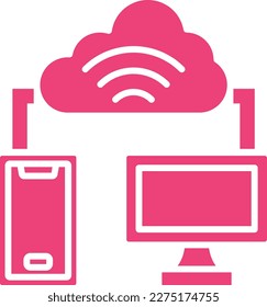 Wifi Connection vector icon. Can be used for printing, mobile and web applications.