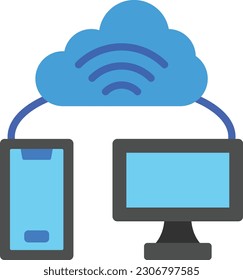 Wifi Connection vector icon. Can be used for printing, mobile and web applications.