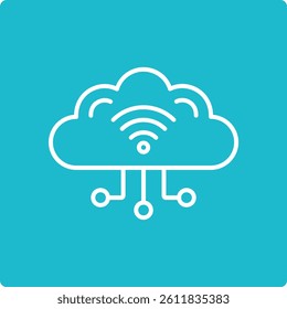 Wifi Connection vector icon. Can be used for printing, mobile and web applications.