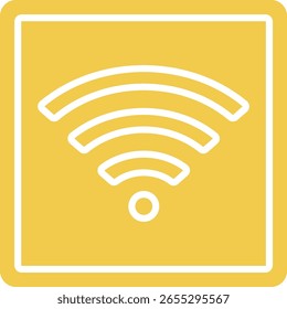 Wifi Connection vector icon. Can be used for printing, mobile and web applications.