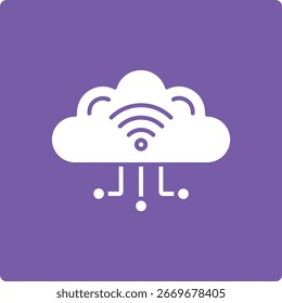 Wifi Connection vector icon. Can be used for printing, mobile and web applications.