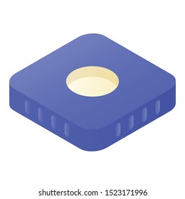 Wifi cube icon. Isometric of wifi cube vector icon for web design isolated on white background