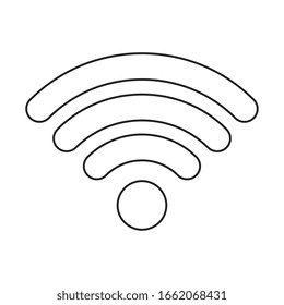 Wifi design, Internet technology communication connection network wireless signal web and access theme Vector illustration