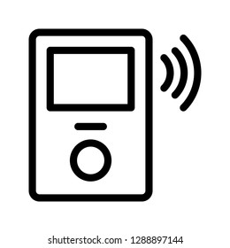 WIFI device line icon