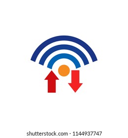 Wifi Device Logo Icon Design