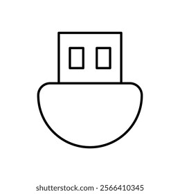 Wifi Dongle icon. Computer hardware icon design. vector graphic