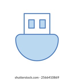 Wifi Dongle icon. Computer hardware icon design. vector graphic