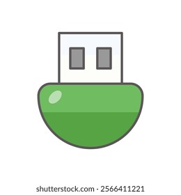 Wifi Dongle icon. Computer hardware icon design. vector graphic