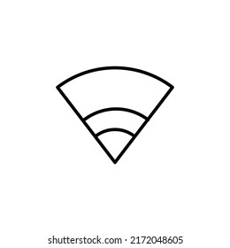 icono de trazo modificable wifi, icono de trazo inteligente