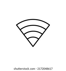 wifi editable stroke icon, Smart stroke icon
