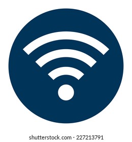 Wi-Fi flat icon. 
