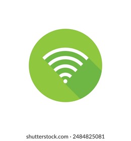 Wifi Flat Icon Design Vektorgrafik 